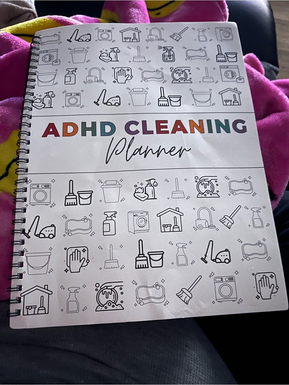 ADHD Cleaning Planner - Colorful Home Cleaning Organizer
